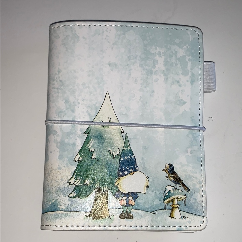 Cocoa Daisy whimsical Gnome Passport cover and notepad